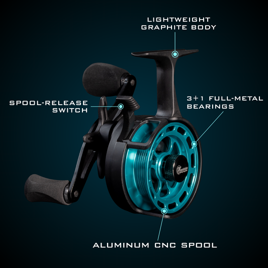 GLACIERX ICE FISHING REEL