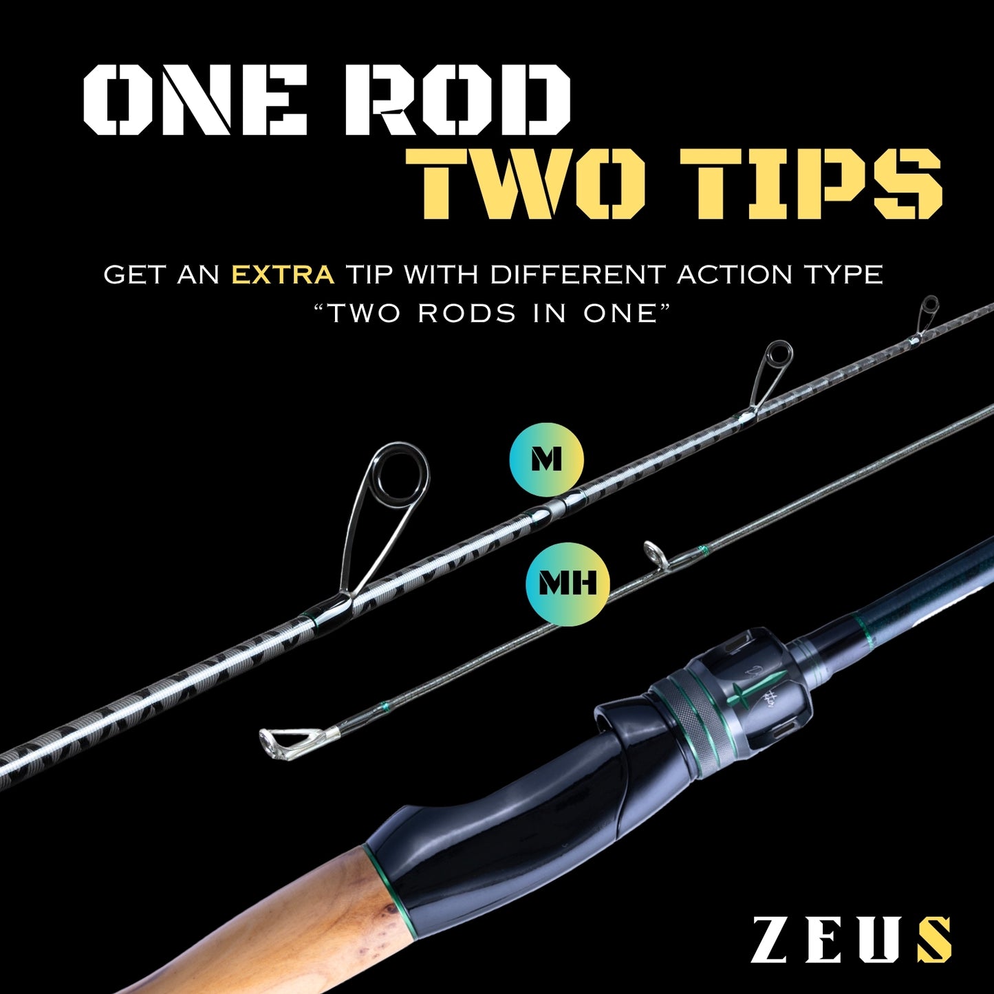 DREAMCATCHER ZEUS 2-PIECE SPINNING ROD