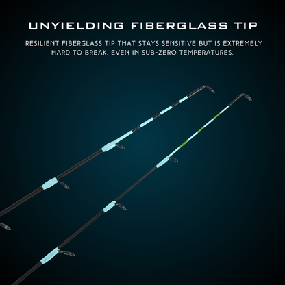 GLACIERX ICE FISHING ROD+REEL COMBO