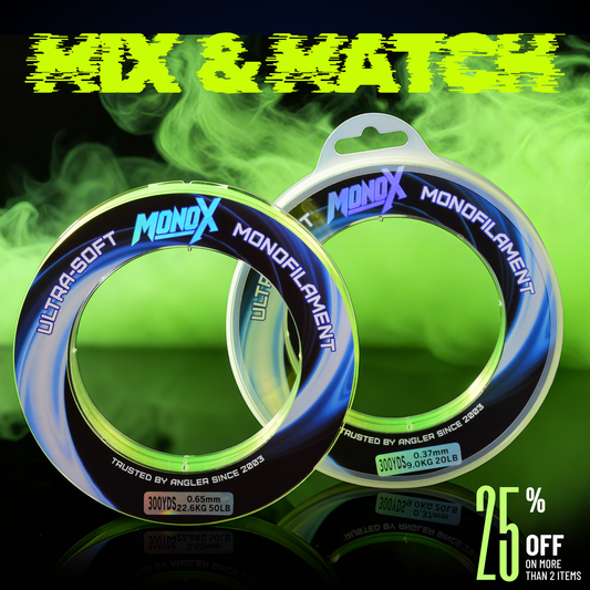 BRAIDED & MONO FISHING LINE MIX & MATCH